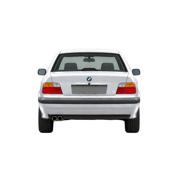 BMW 3 Series 1998 باللون فضي، منظر من الخلف