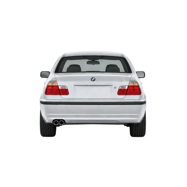 silver 2004 BMW 3 Series rear view