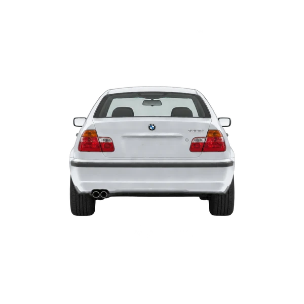 シルバーの2005 BMW 3 Series（リアビュー）