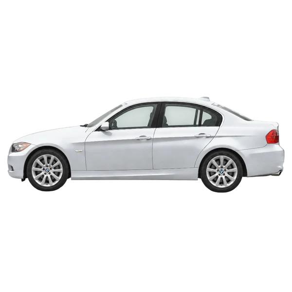 silver 2006 BMW 3 Series side (facing left) view