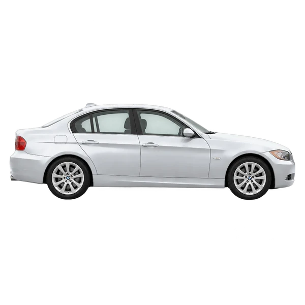 2009 BMW 3 Series in Silber, Ansicht: Seite (nach rechts gewandt)