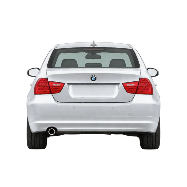 silver 2012 BMW 3 Series rear view