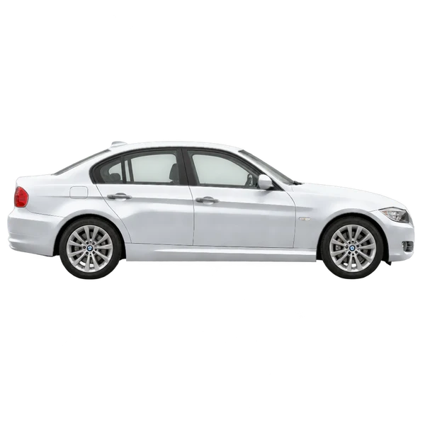 2018 BMW 3 Series in Silber, Ansicht: Seite (nach rechts gewandt)