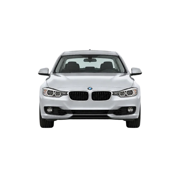 BMW 318D SE 2014 prata, vista frente
