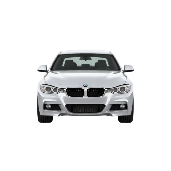 シルバーの2014 BMW 320D M Sport（正面ビュー）