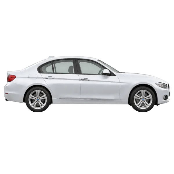 2014 BMW 320D SE in Silber, Ansicht: Seite (nach rechts gewandt)