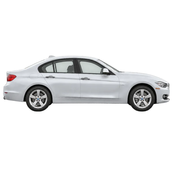 2014 BMW 320ED in Silber, Ansicht: Seite (nach rechts gewandt)