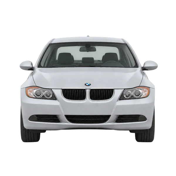 2007 BMW 320i in Silber, Ansicht: Front