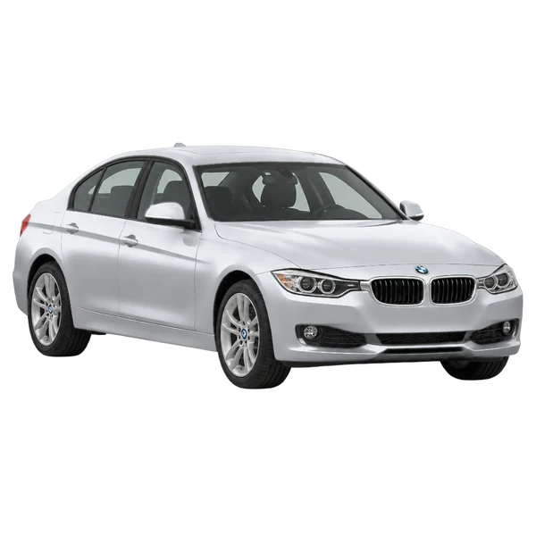 2012 BMW 328 in Silber, Ansicht: Dreiviertelansicht vorne (nach links gerichtet)