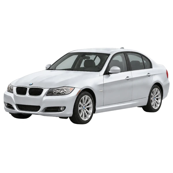 BMW 328i 2010 argent, vue trois-quarts avant (orienté vers la gauche)