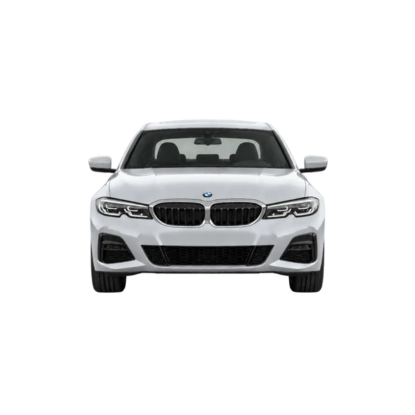 BMW 330E Xdrive 2022 argent, vue avant