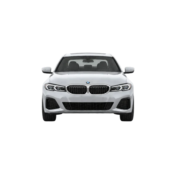 BMW 330E Xdrive 2026 argent, vue avant