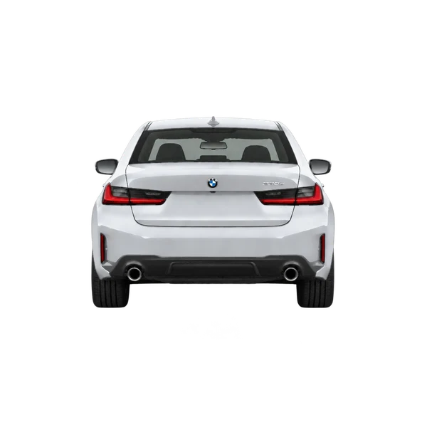 2023 BMW 330e in Silber, Ansicht: Heck