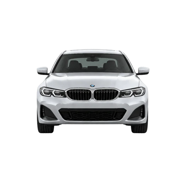 2024 BMW 330e in Silber, Ansicht: Front