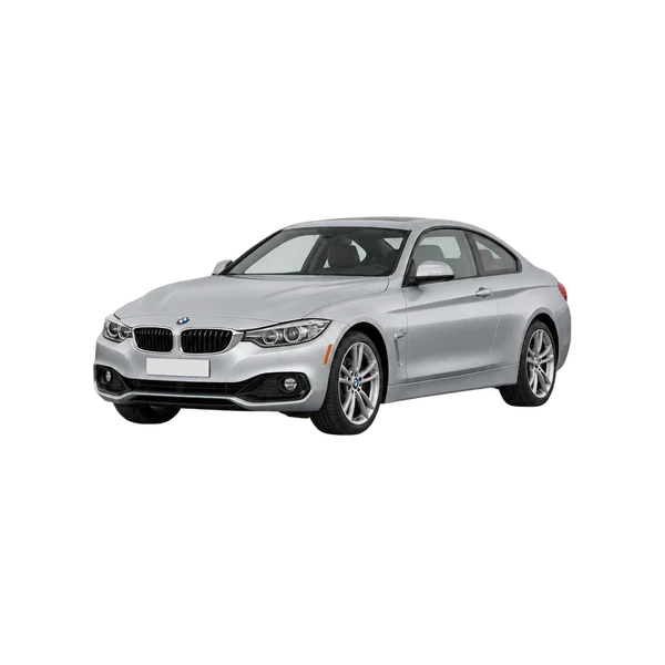BMW 428i 2016 argent, vue trois-quarts avant (orienté vers la gauche)