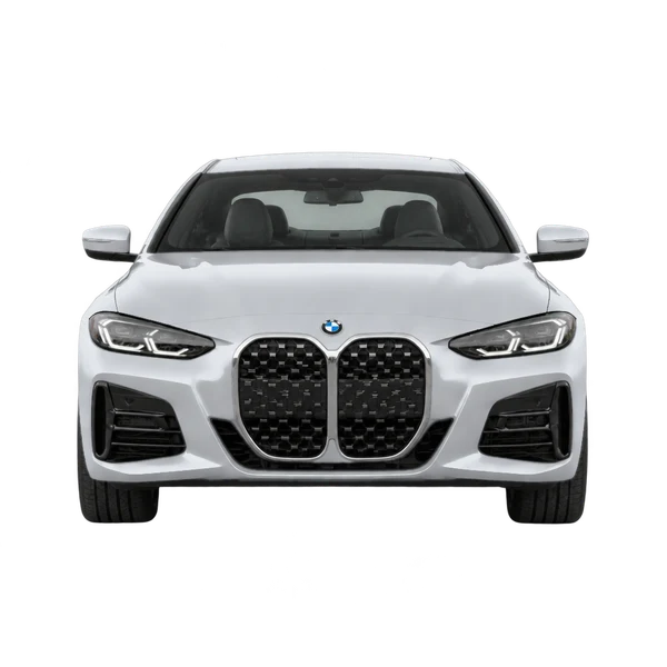 BMW 430i Coupe 2024 argent, vue avant