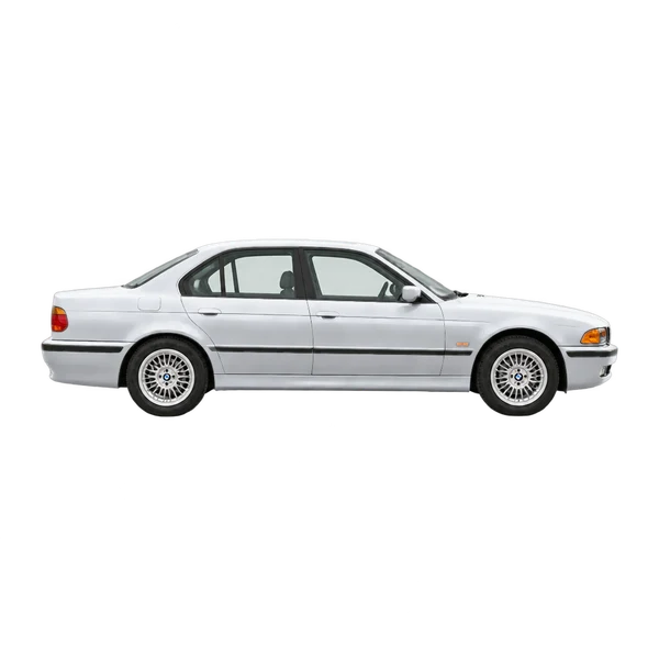 シルバーの1996 BMW 5 Series（側面（右向き）ビュー）