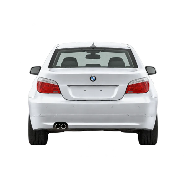 シルバーの2004 BMW 5 Series（リアビュー）