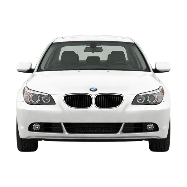 2004 BMW 5 Series in weiß, Ansicht: Front