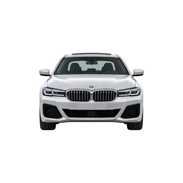 2023 BMW 5 Series in Silber, Ansicht: Front