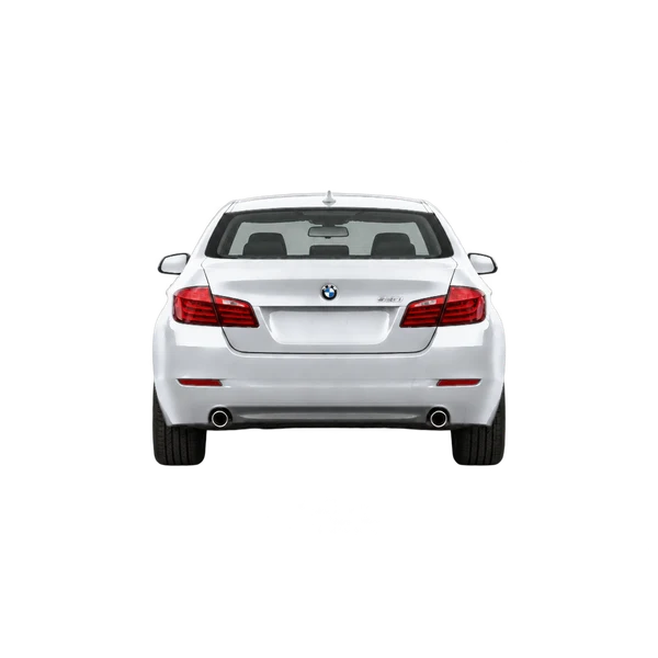 silver 2013 BMW 530i rear view