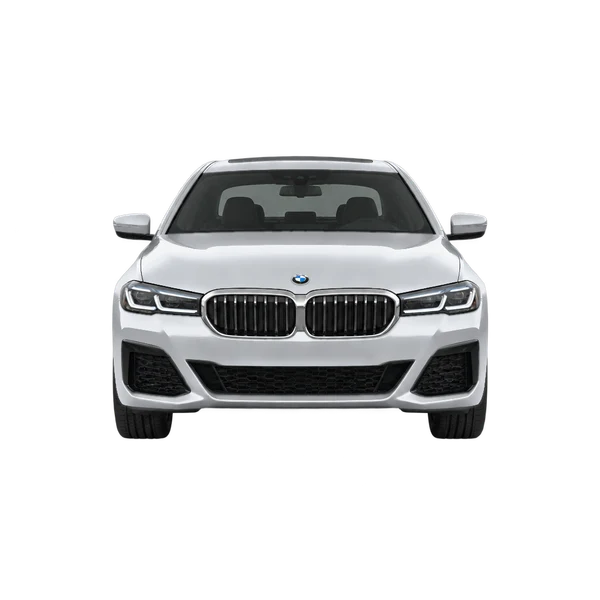 2022 BMW 530i in Silber, Ansicht: Front