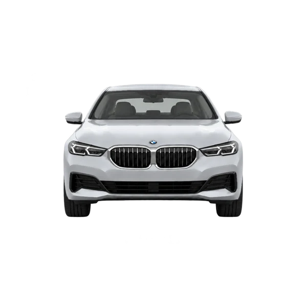 silver 2027 BMW 530i front view
