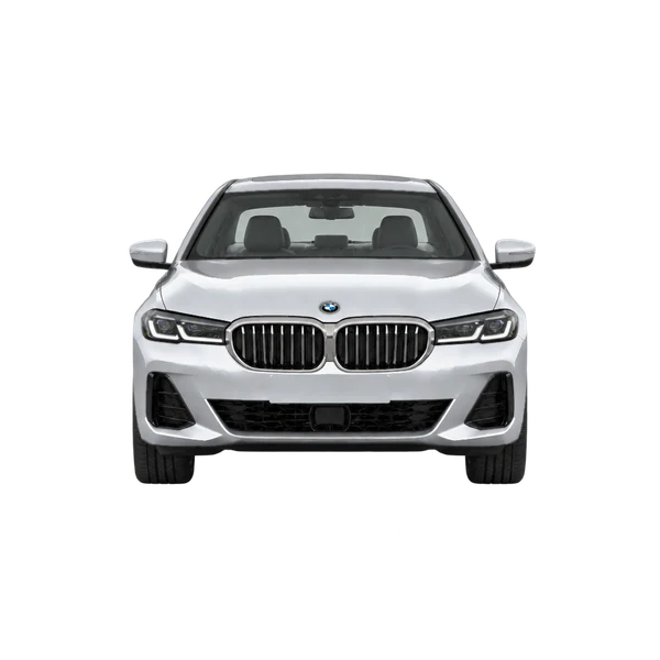 2025 BMW 540i in Silber, Ansicht: Front