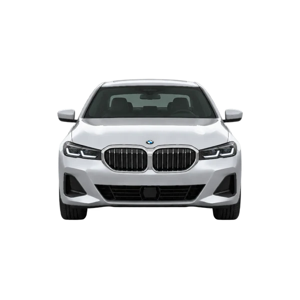 2026 BMW 540i in Silber, Ansicht: Front
