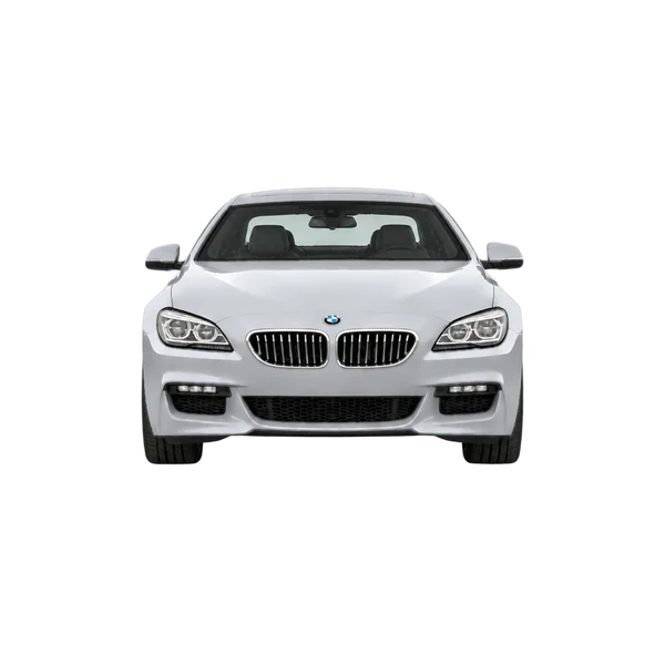 BMW 6 Series 2017 en plateado, vista frontal