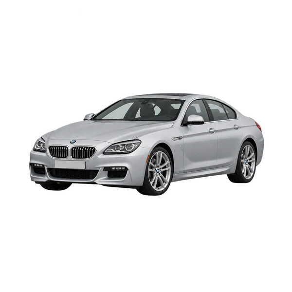 BMW 640i 2016 argent, vue trois-quarts avant (orienté vers la gauche)