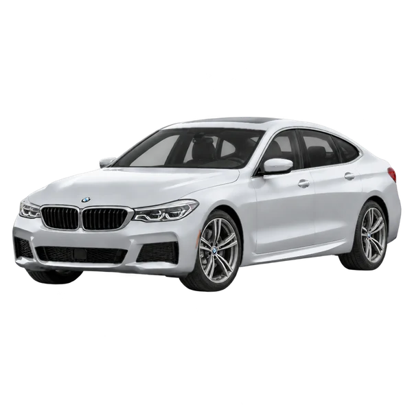 BMW 640i 2019 argent, vue trois-quarts avant (orienté vers la gauche)