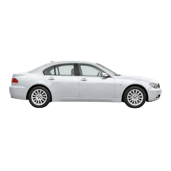 2007 BMW 7 Series in Silber, Ansicht: Seite (nach rechts gewandt)