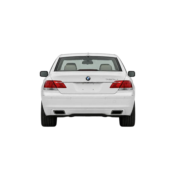 BMW 7 Series 2012 blanc, vue arrière