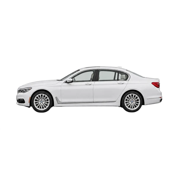 2016 BMW 7 Series in weiß, Ansicht: Seite (nach links gerichtet)