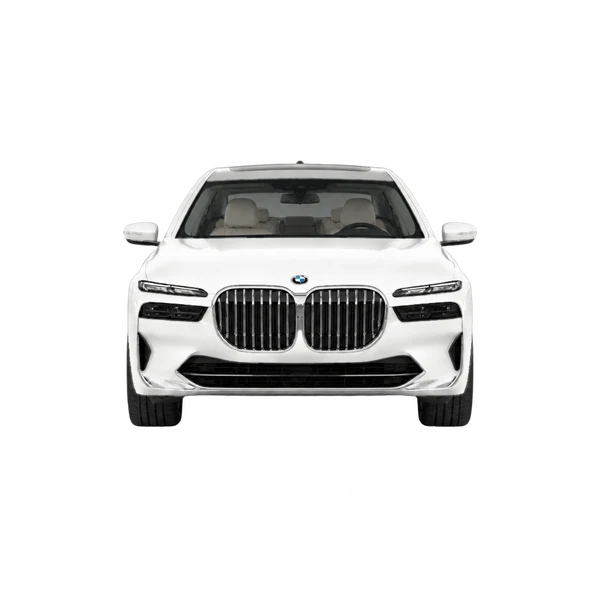 2020 BMW 7 Series in weiß, Ansicht: Front