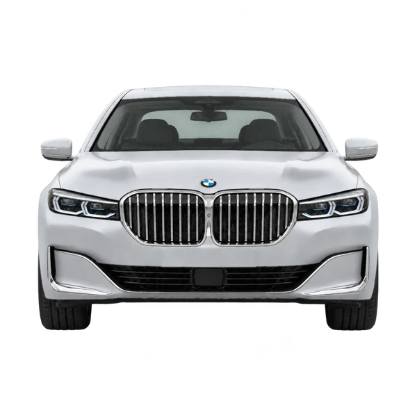 2021 BMW 7 Series in Silber, Ansicht: Front