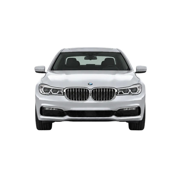2016 BMW 740D in Silber, Ansicht: Front