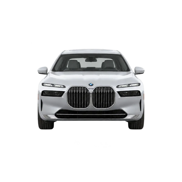 2024 BMW 740i in Silber, Ansicht: Front