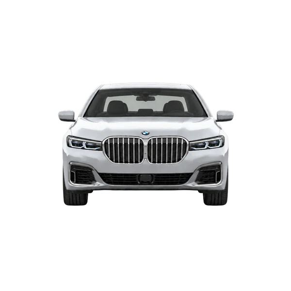 2023 BMW 745e in Silber, Ansicht: Front