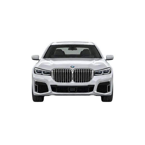 BMW 750I Xdrive 2024 argent, vue avant