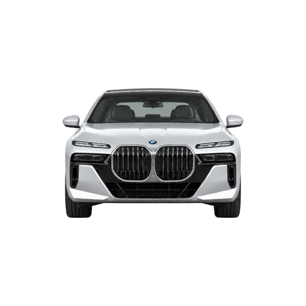 2025 BMW 760i in Silber, Ansicht: Front