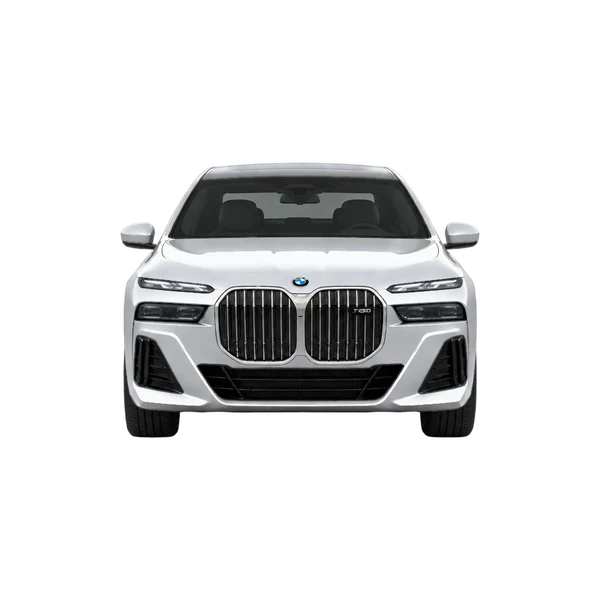2026 BMW 760i in Silber, Ansicht: Front