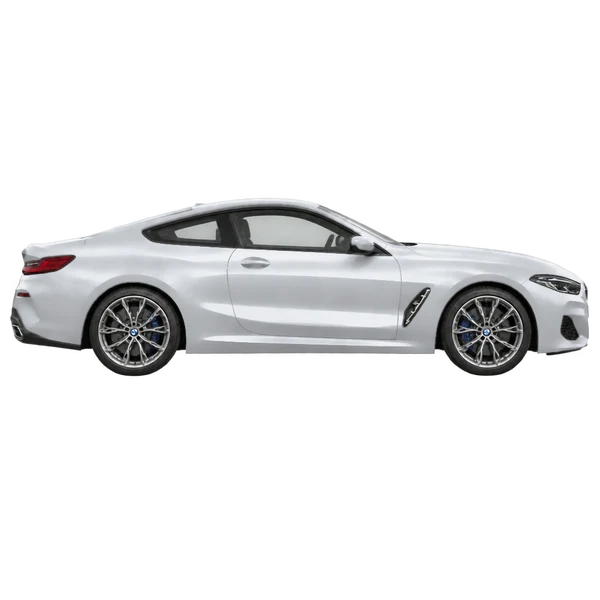 2017 BMW 8 Series in Silber, Ansicht: Seite (nach rechts gewandt)