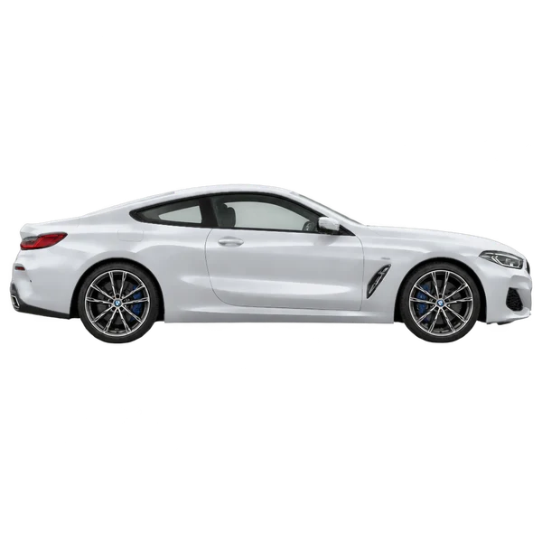 2022 BMW 8 Series in Silber, Ansicht: Seite (nach rechts gewandt)