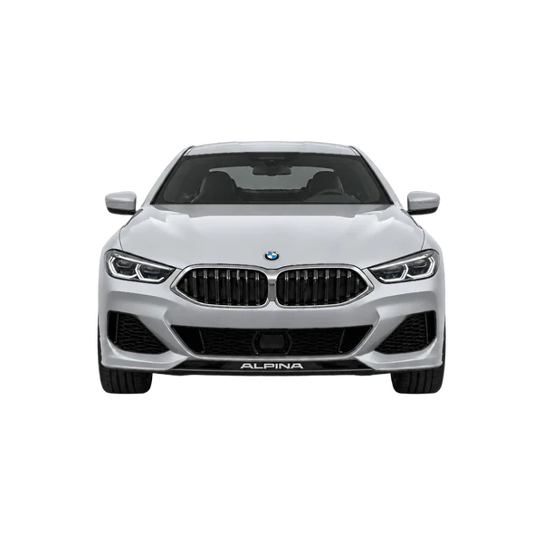 BMW Alpina B8 2025 argent, vue avant