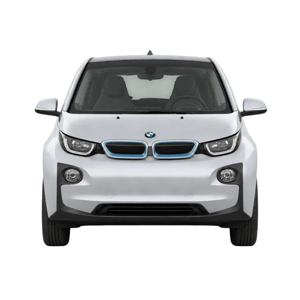 2015 BMW i3 in Silber, Ansicht: Front