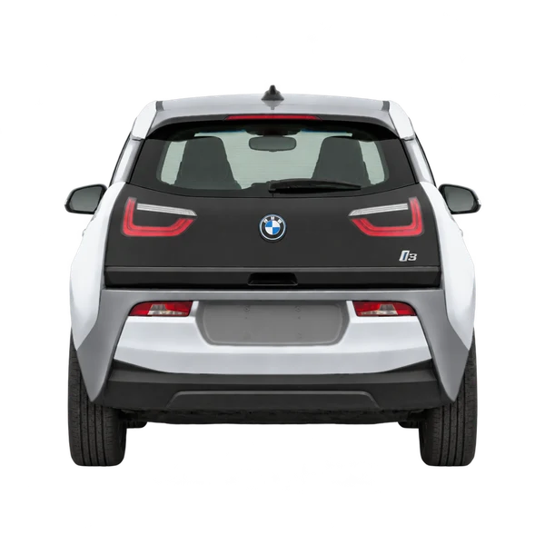 2015 BMW i3 in Silber, Ansicht: Heck