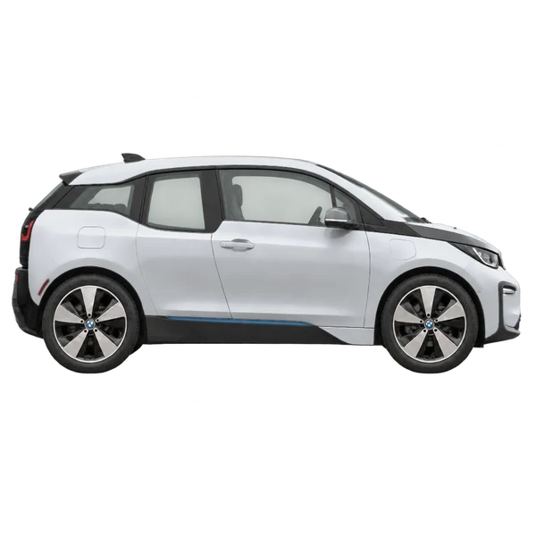 2020 BMW i3 in Silber, Ansicht: Seite (nach rechts gewandt)