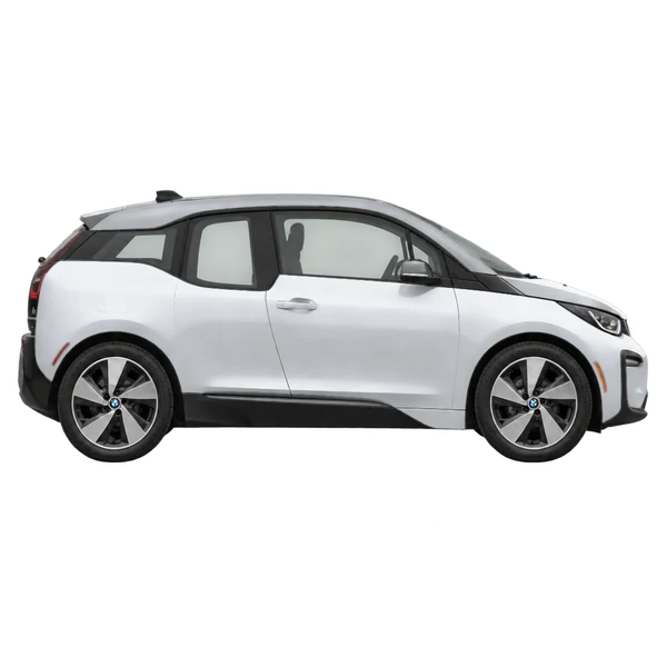 2021 BMW i3 in Silber, Ansicht: Seite (nach rechts gewandt)